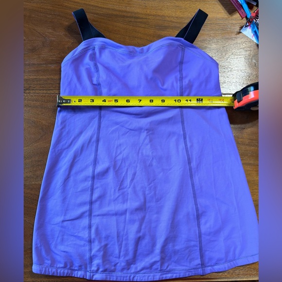 Lululemon Catch Me Tank Size 8 Power Purple and Black - Picture 13 of 15